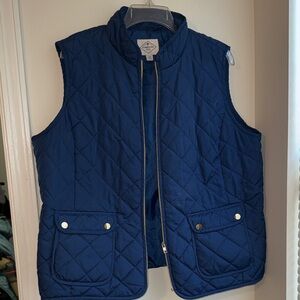 St. John's Bay Dark Blue Quilted Outerwear